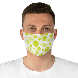 Crave White Fabric Face Mask